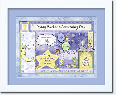 Boy Christening Special Occasion Memories Kept Safe Keepsake Unique Gift Lasts a Lifetime